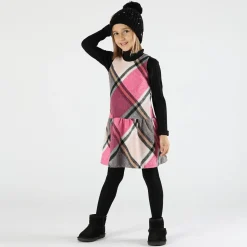 Berretto in tricot con strass bambina