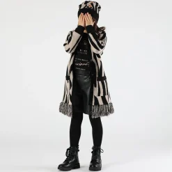 Berretto jacquard animalier bambina