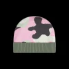 Berretto jacquard camouflage per bambina