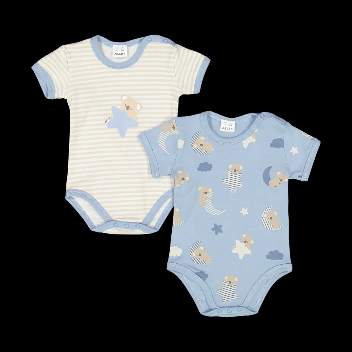 Bipack body unisex con stampe