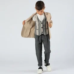 Blazer da bambino in piquet
