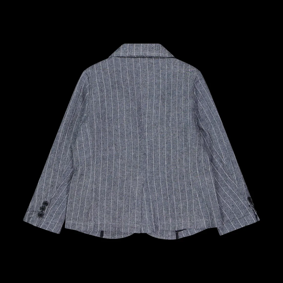 Blazer da bambino in tessuto rigato