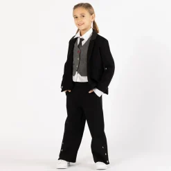 Blazer in punto Milano per bambina