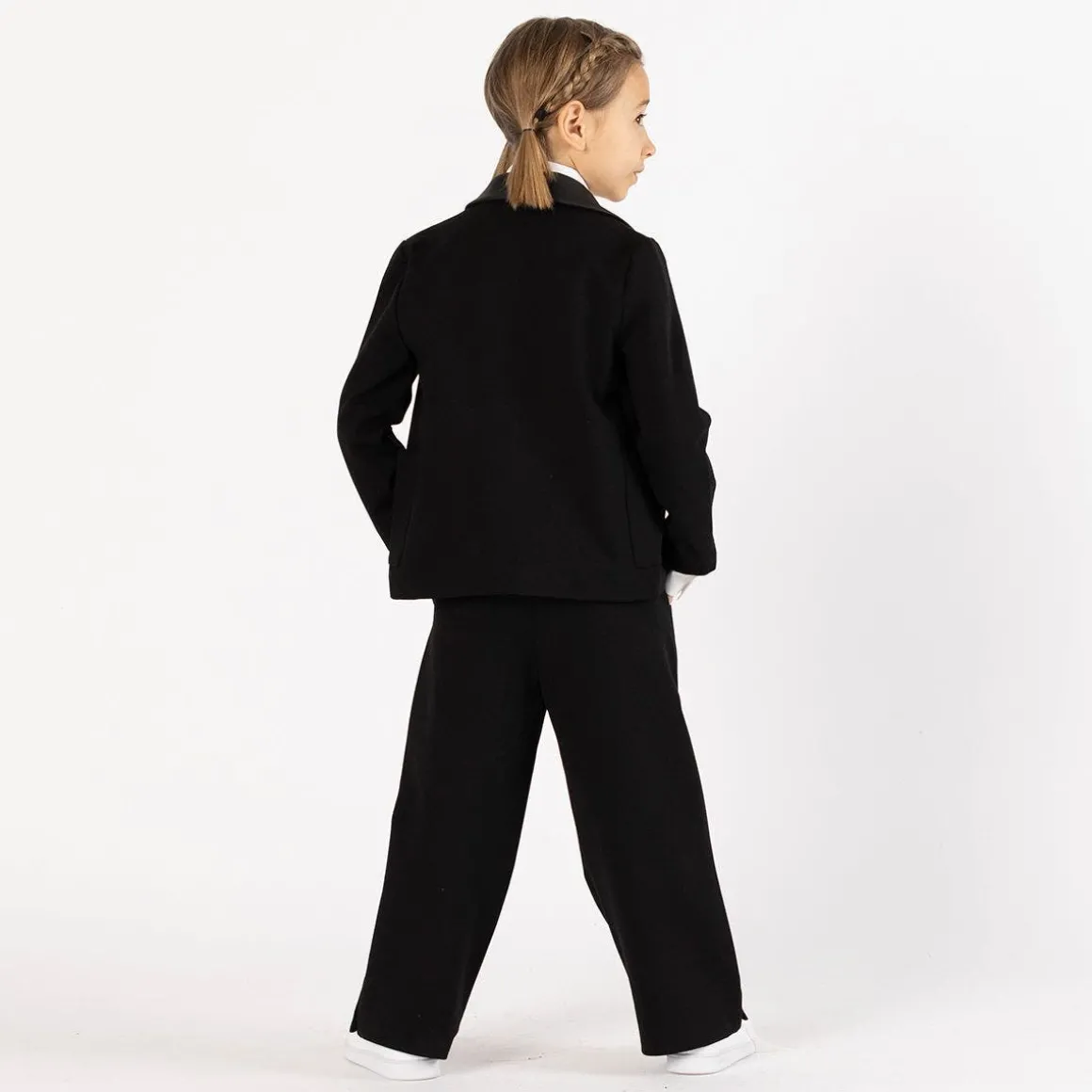 Blazer in punto Milano per bambina