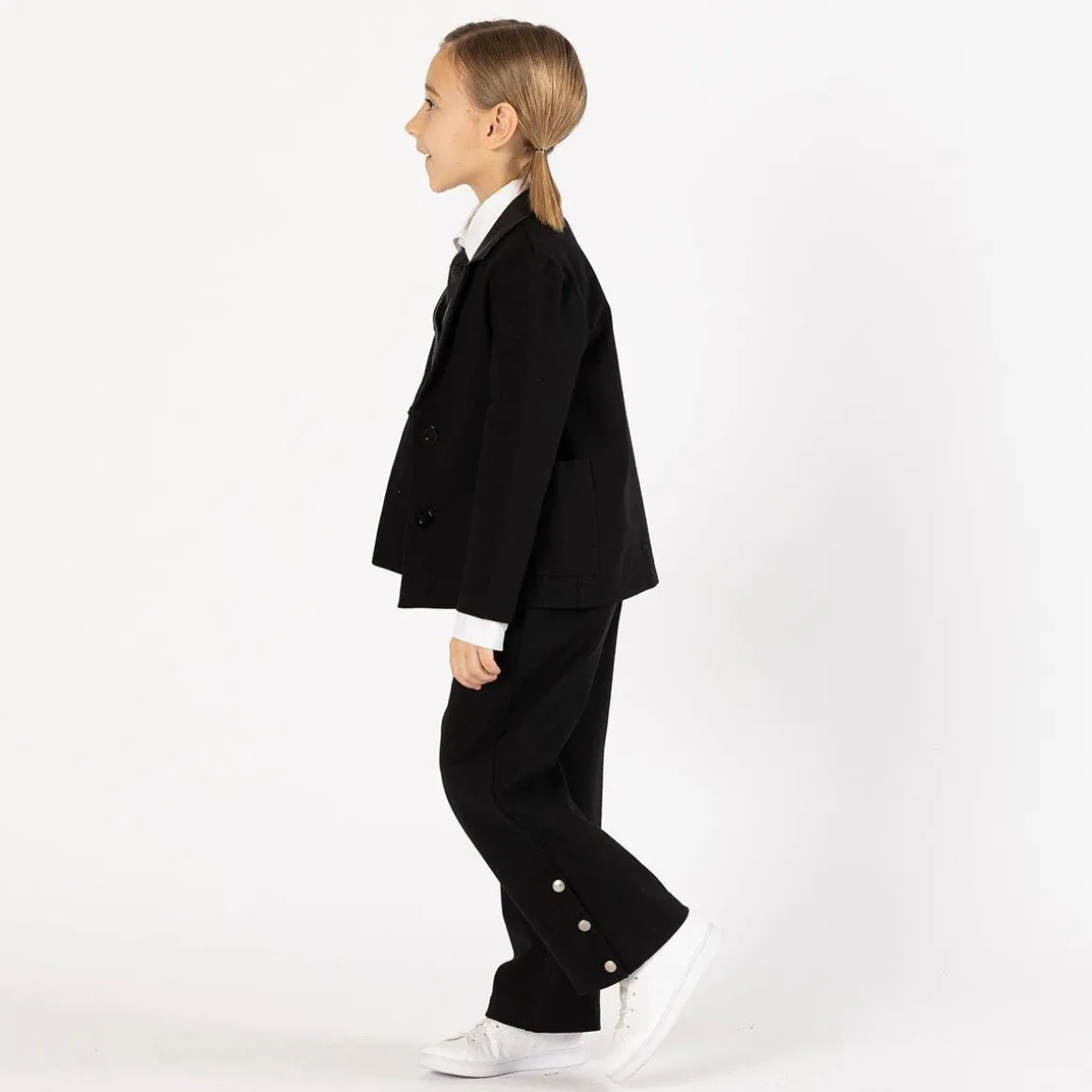 Blazer in punto Milano per bambina