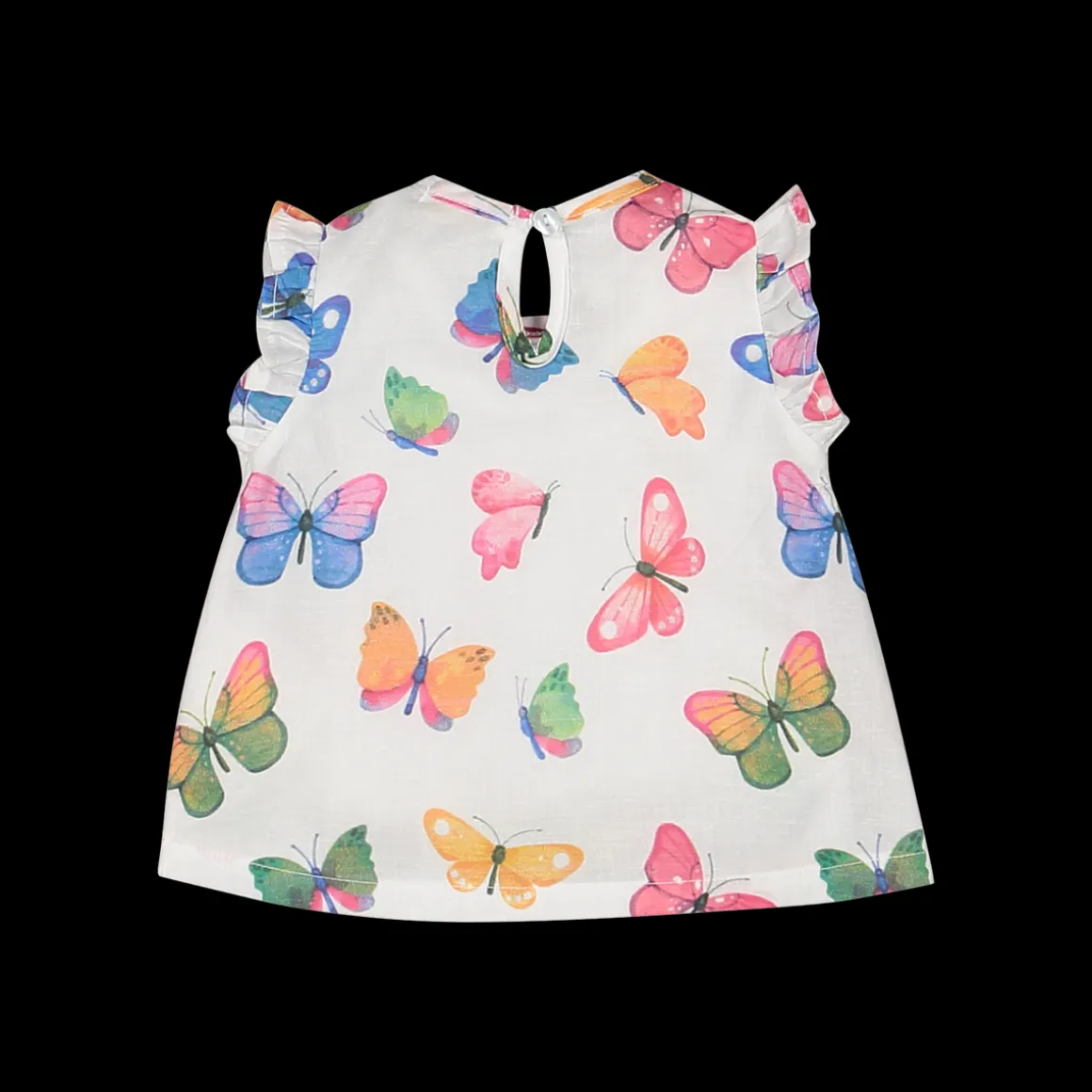 Blusa con farfalle per neonata