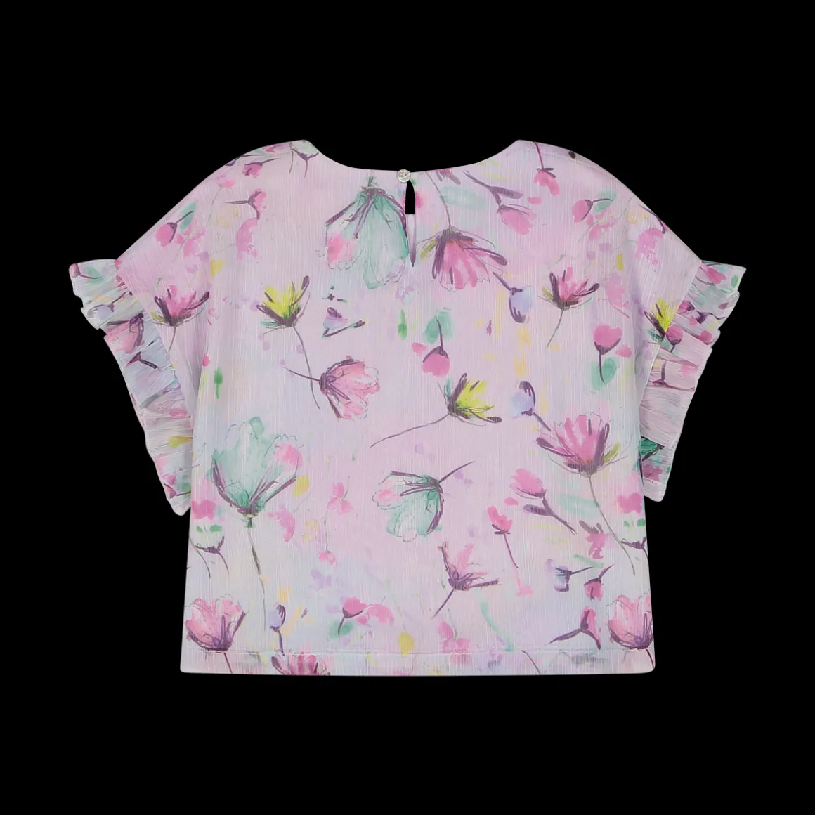 Blusa in creponne stampato per bambina