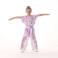 Blusa in creponne stampato per bambina