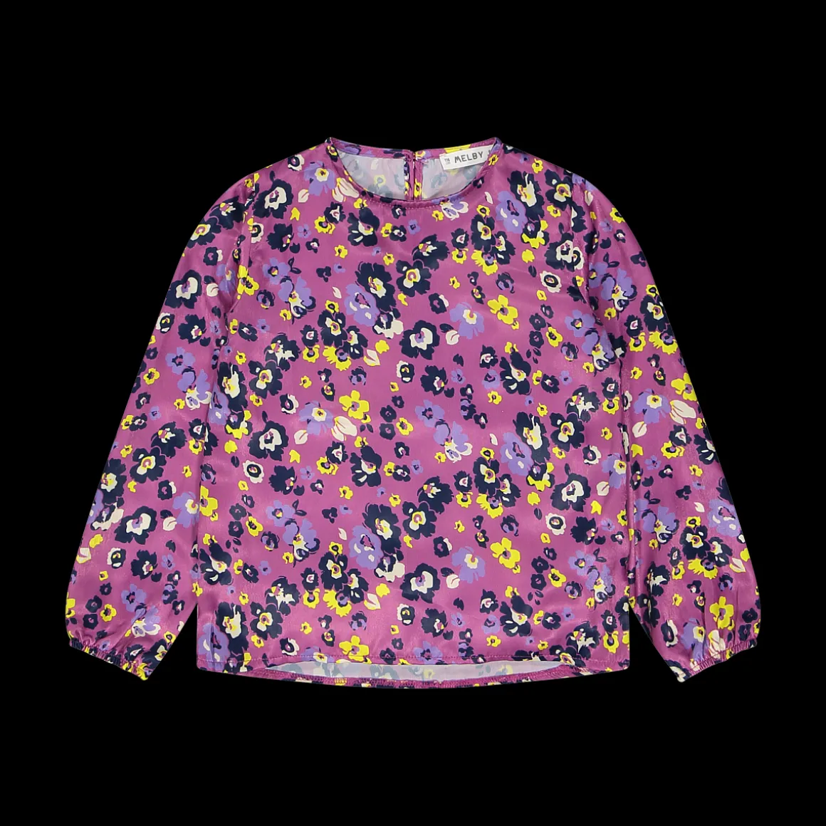 Blusa in raso stampato bambina