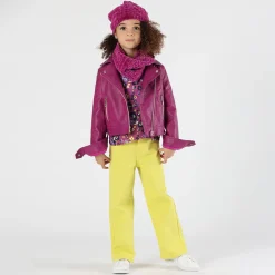 Blusa in raso stampato bambina