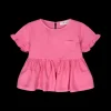 Blusa in viscosa lino bambina