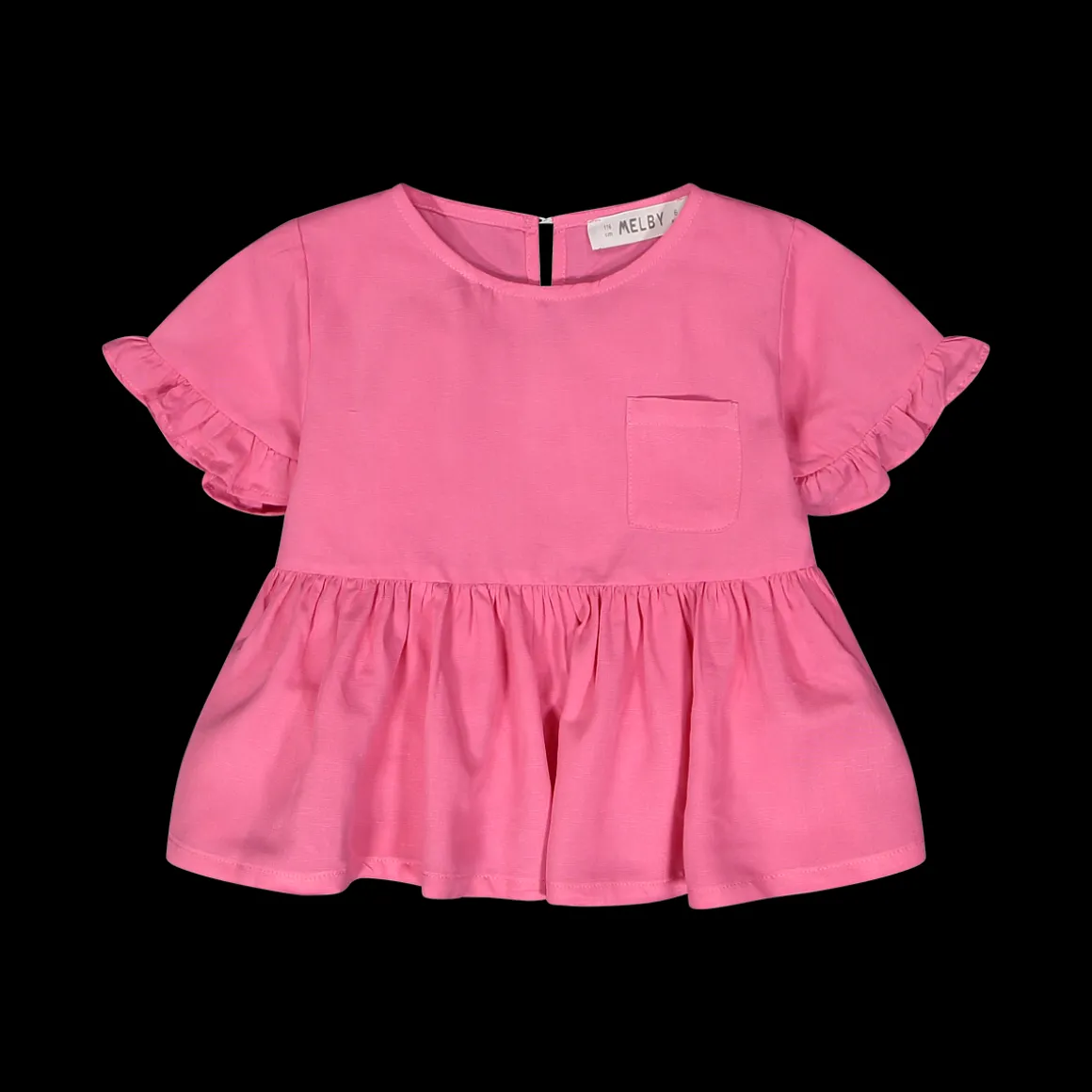 Blusa in viscosa lino bambina