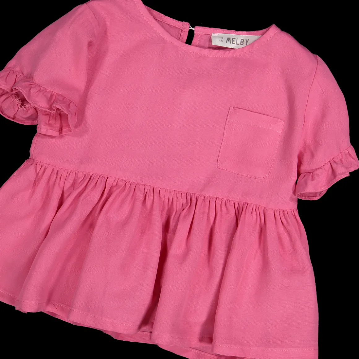Blusa in viscosa lino bambina