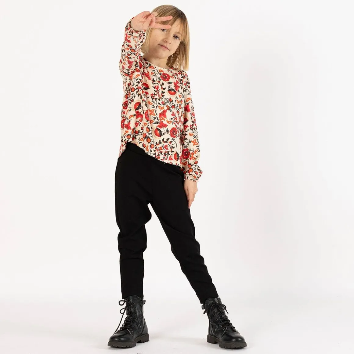 Blusa in viscosa per bambina