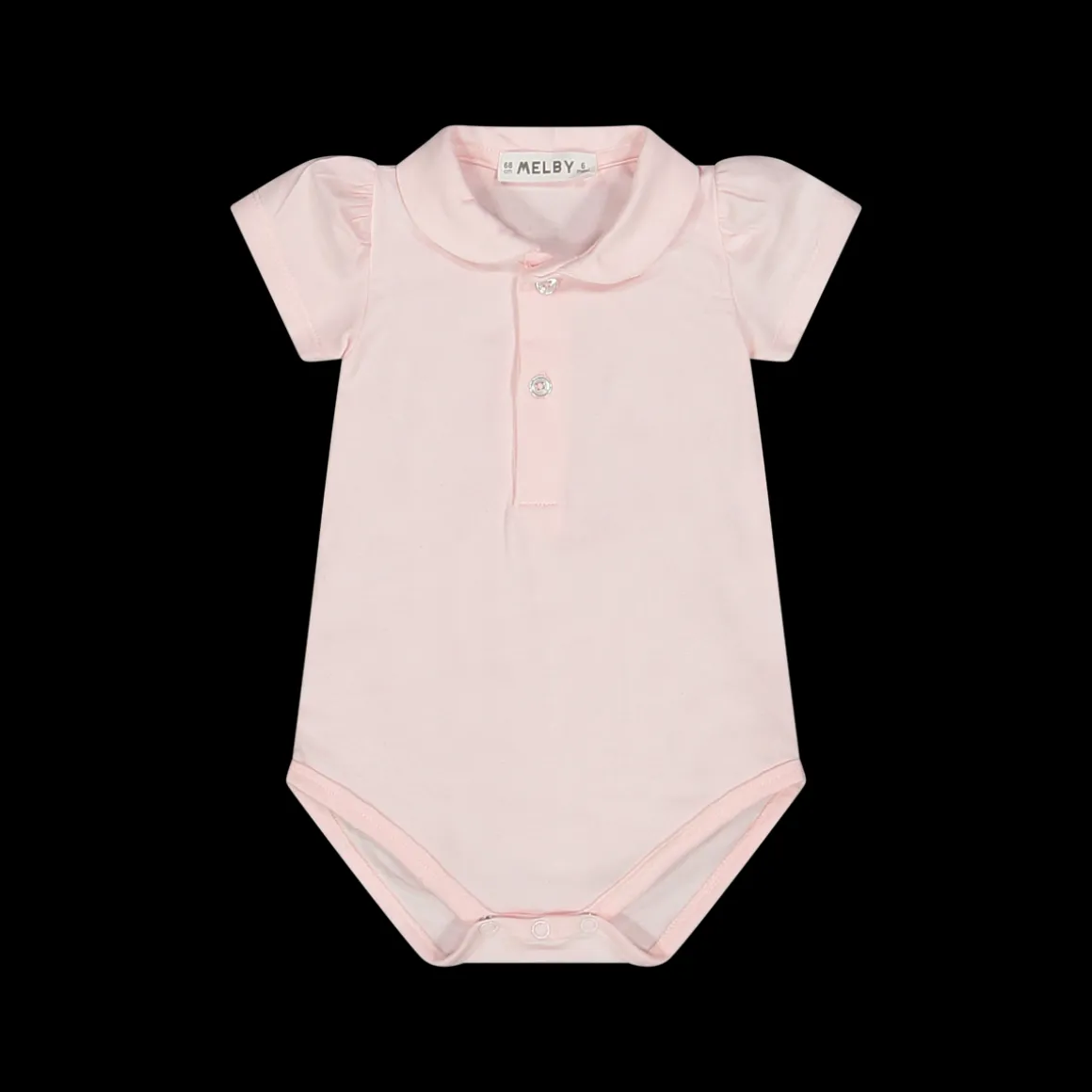 Body in jersey stretch bianco per neonata
