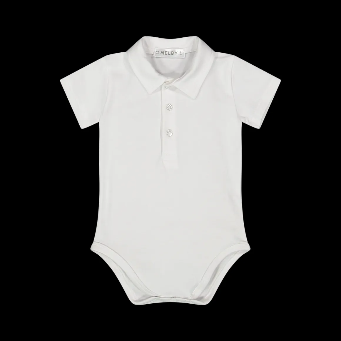 Body in jersey stretch blu per neonato