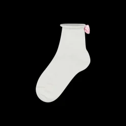 Calzino corto con fiocco