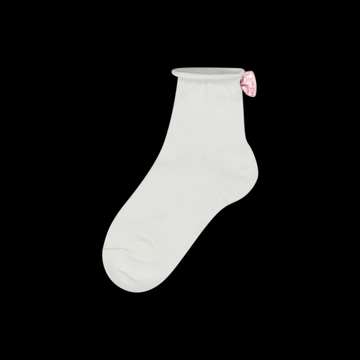 Calzino corto con fiocco