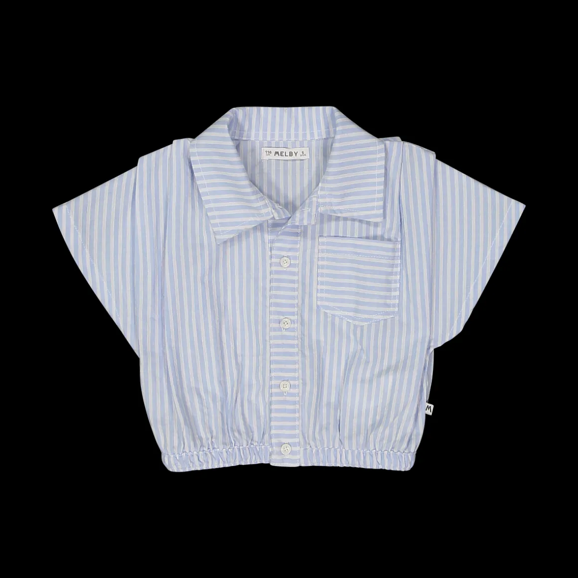 Camicia a righe per bambina