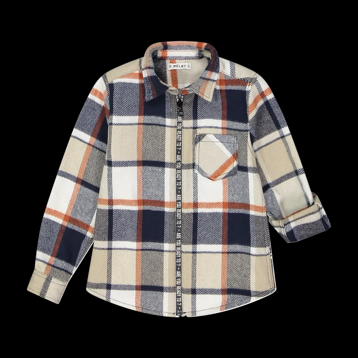 Camicia bambino in flanella pesante