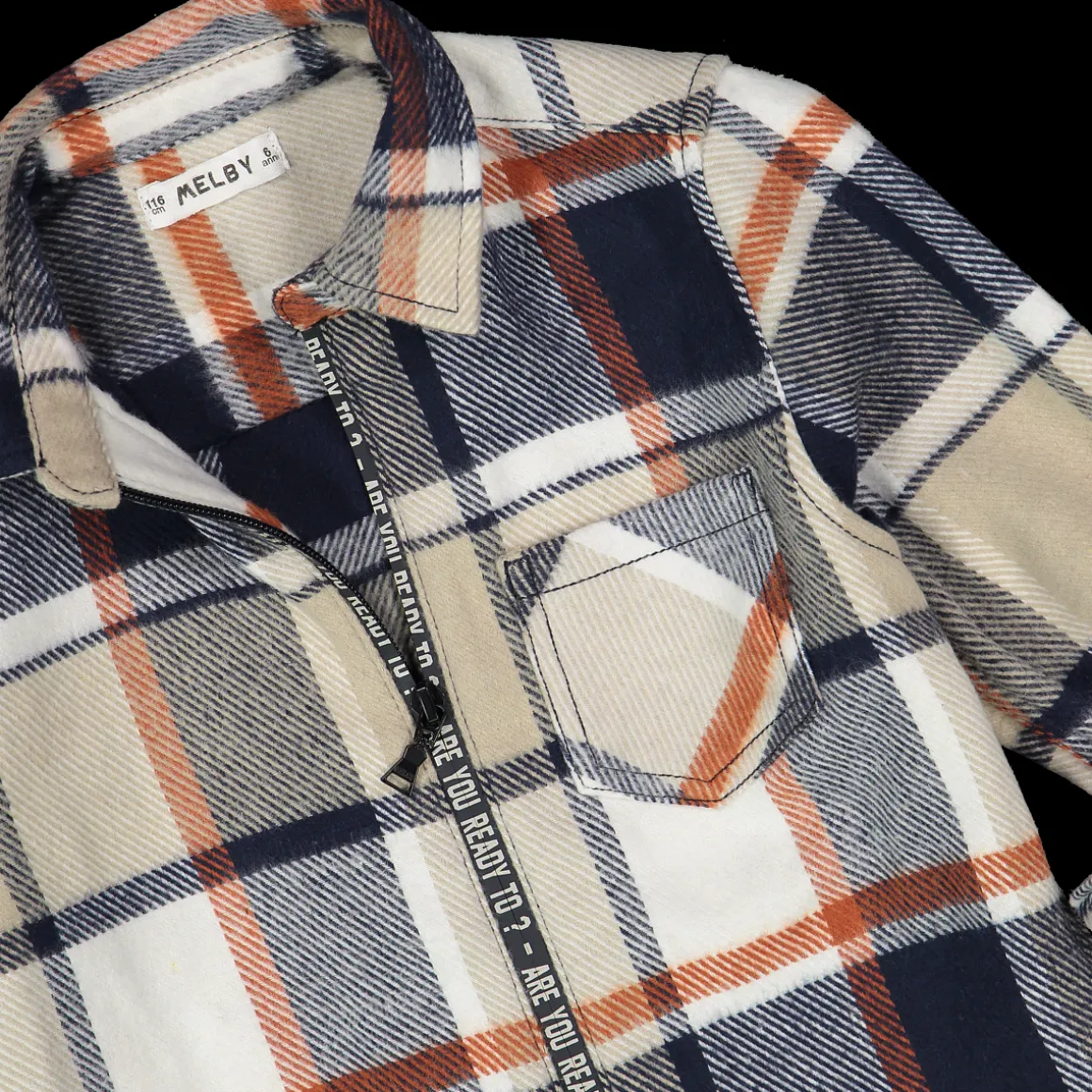 Camicia bambino in flanella pesante