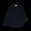 Camicia bambino in velluto a coste sottili