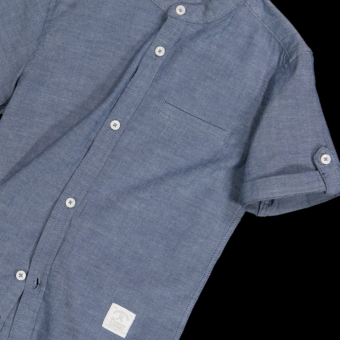 Camicia collo coreana bambino