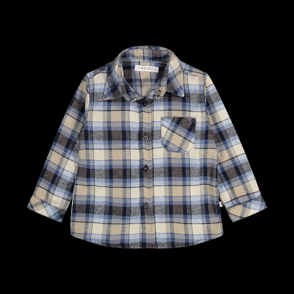 Camicia in flanella pesante per neonato