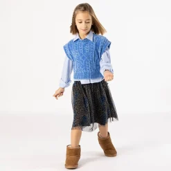 Camicia in popeline per bambina