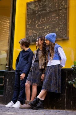 Camicia in popeline per bambina