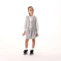 Camicia in popeline per bambina