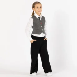 Camicia in popeline per bambina