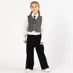 Camicia in popeline per bambina