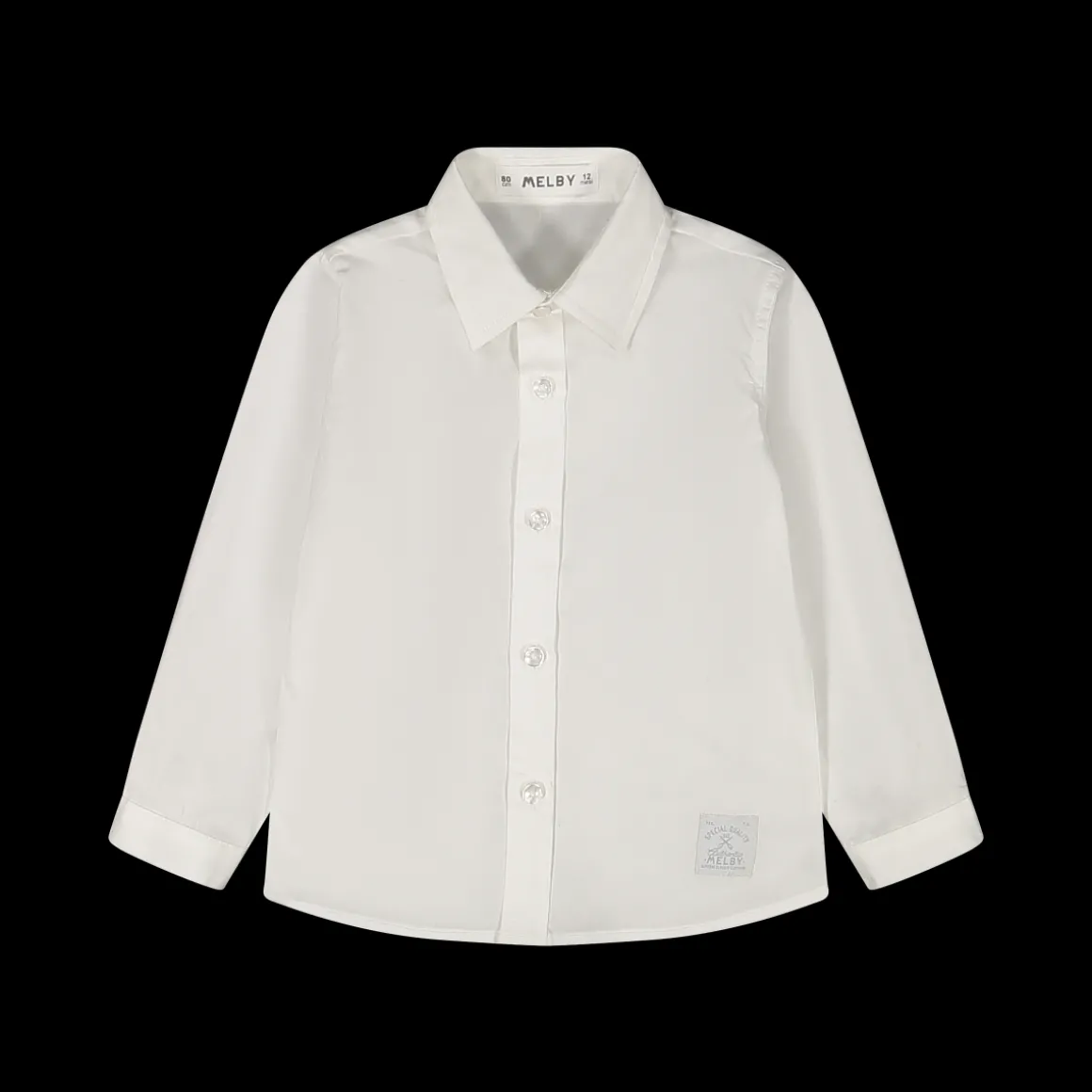 Camicia in popeline stretch per neonato