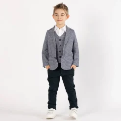 Camicia in popeline stretch per bambino