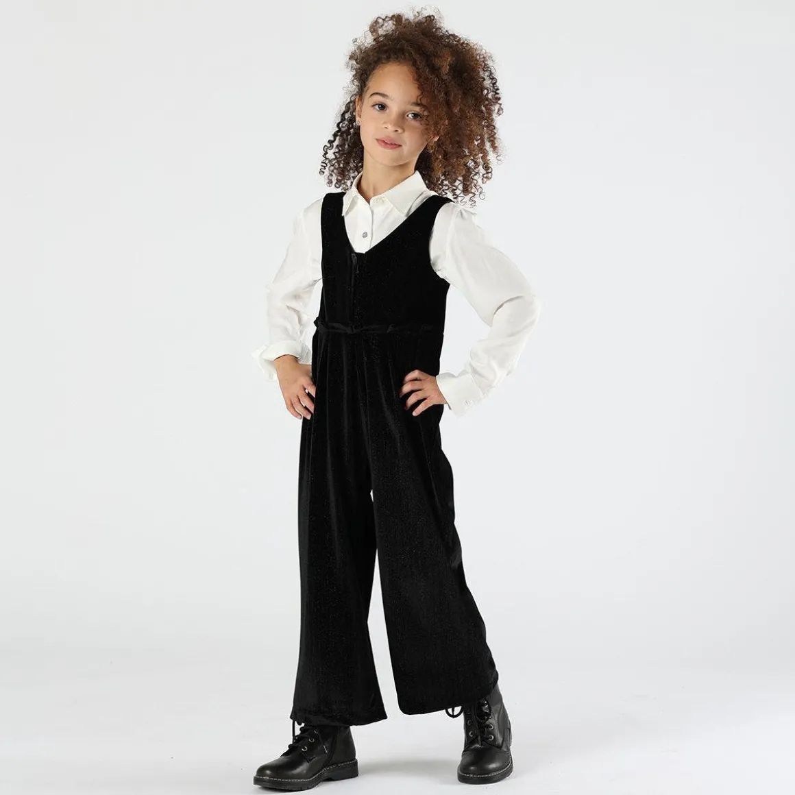 Camicia in tela di viscosa bambina