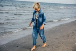 Camicia jeans leggero per bambino