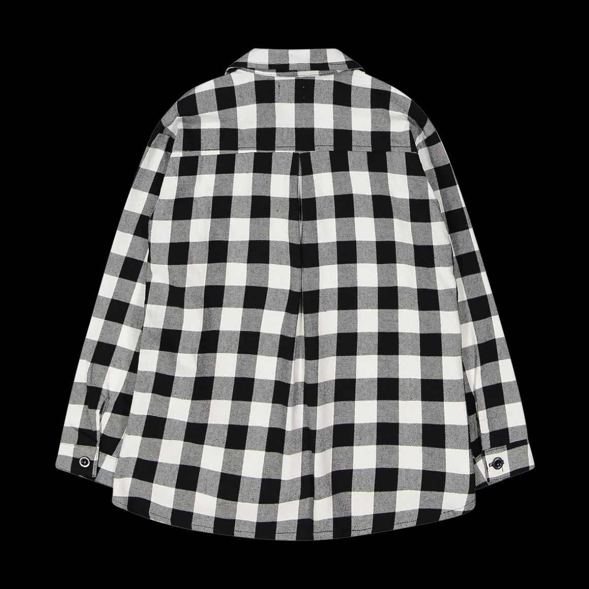 Camicia oversize a quadri per bambina