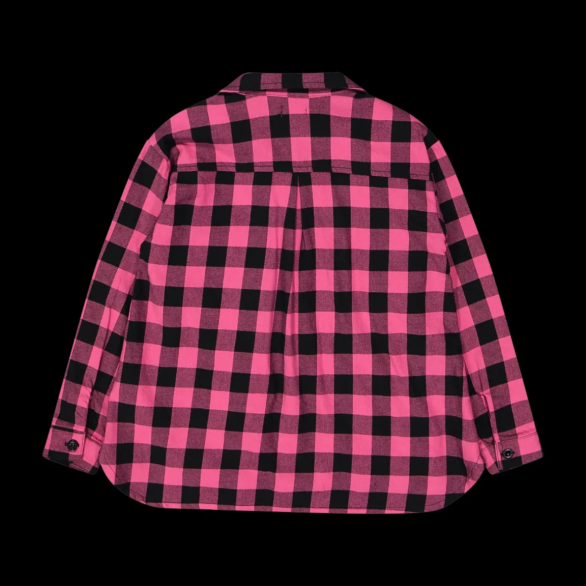Camicia oversize a quadri per bambina