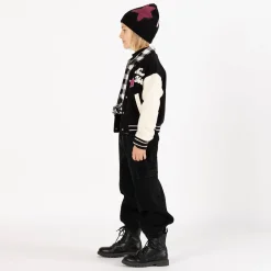 Camicia oversize a quadri per bambina