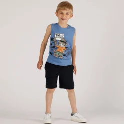 Canotta con personaggi da bambino