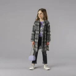 Cappotto a quadri per bambina