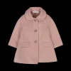 Cappotto panno morbido neonata
