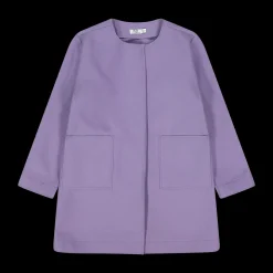 Cappotto tinta unita per bambina