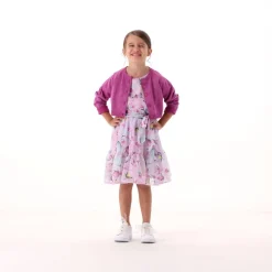 Cardigan con lurex per bambina
