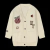 Cardigan con patch per ragazza