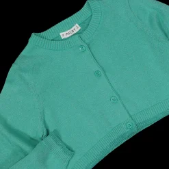 Cardigan da bambina in cotone con lurex