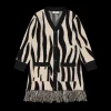 Cardigan jacquard animalier bambina