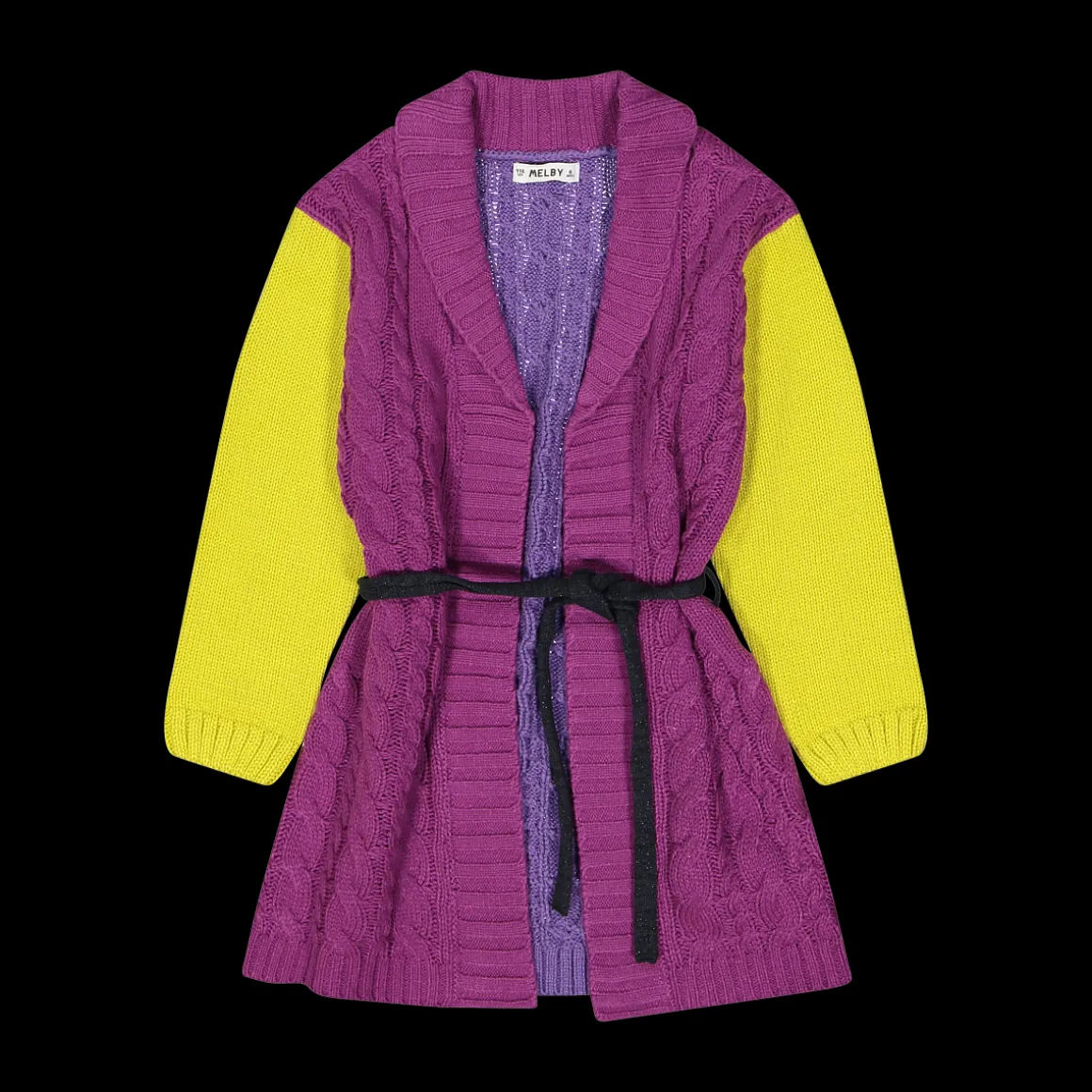 Cardigan lungo tricot bambina