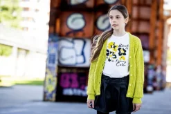 Cardigan misto lana per ragazza